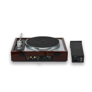 Platine Vinyle Entrainement Par Courroie - Finition Noyer