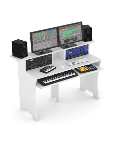 Station de Travail Home Studio Finition Blanc