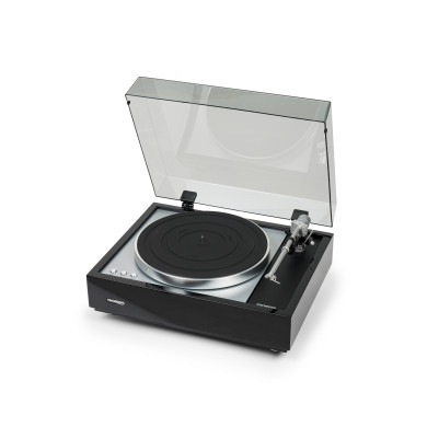 Platine Vinyle Entrainement Par Courroie + Cellule - Finition Noir