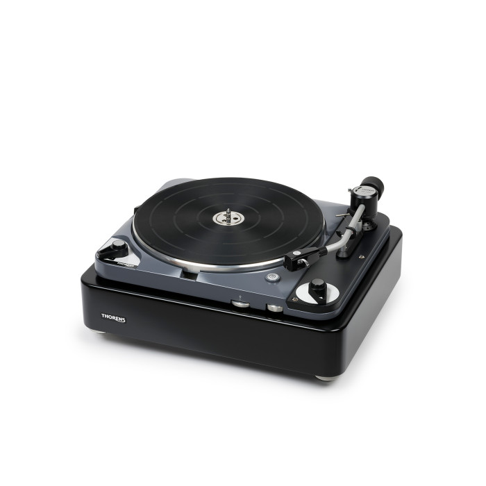 TD 124 DD Platine Vinyle Entrainement Direct Finition Noir