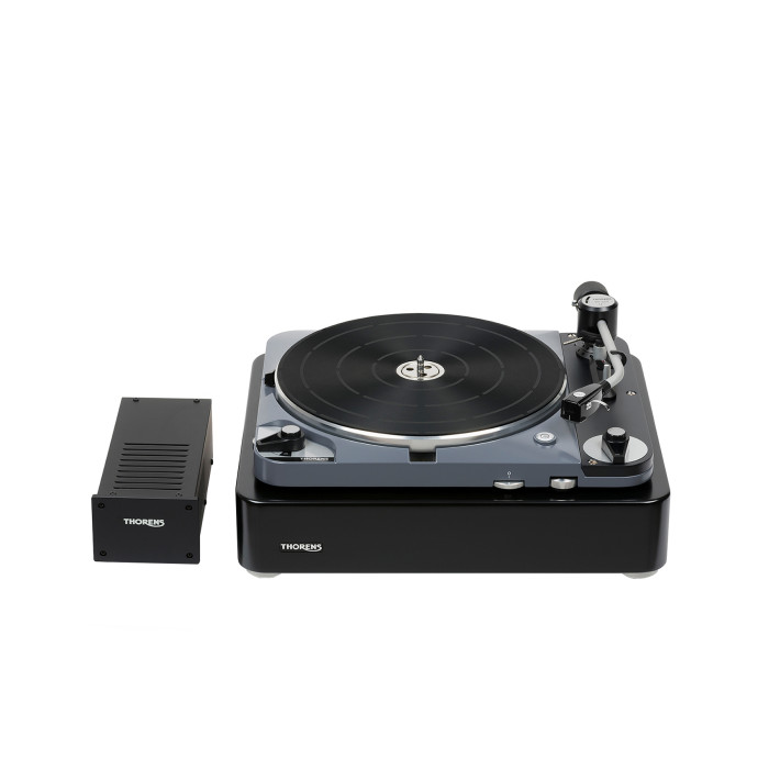 TD 124 DD Platine Vinyle Entrainement Direct Finition Noir