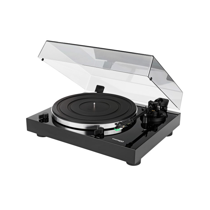 Platine Vinyle Manuelle USB - Finition Noir