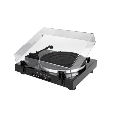 Platine Vinyle Manuelle USB - Finition Noir