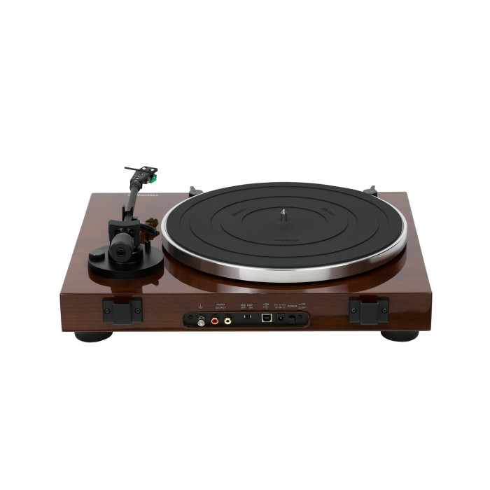 Platine Vinyle Manuelle USB - Finition Noyer