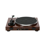 Platine Vinyle Manuelle USB - Finition Noyer