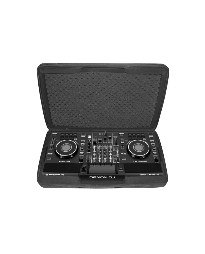 UDG Housse De Protection Denon DJ SC Live 4 – ABS Brillant Noir, Anti-poussière, Anti-chocs, Éco-responsable