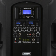 Portable Lecteur SD/USB/Bluetooth + 2 Micros Main UHF