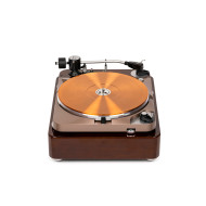 Platine Vinyle Entrainement Direct Avec Cellule - Finition Bois
