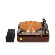 Platine Vinyle Entrainement Direct Avec Cellule - Finition Bois