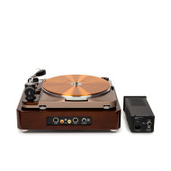 Platine Vinyle Entrainement Direct Avec Cellule - Finition Bois