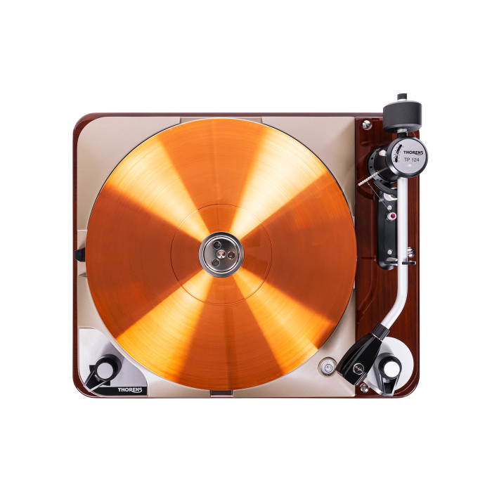 Platine Vinyle Entrainement Direct Avec Cellule - Finition Bois