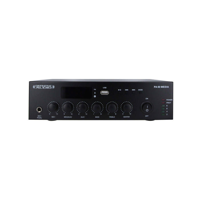 Amplificateur public adress multi-sources 60W