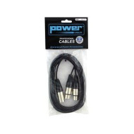 Câble 3m - XLR 3 PIN Femelle - XLR 3 PIN Mâle