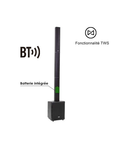 Système Colonne Sur Batterie TWS