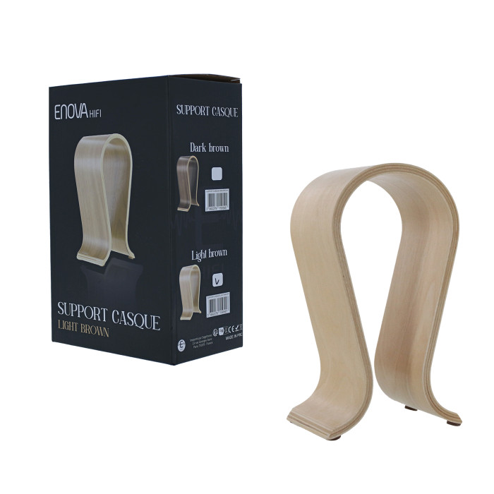 Support Casque Marron Clair