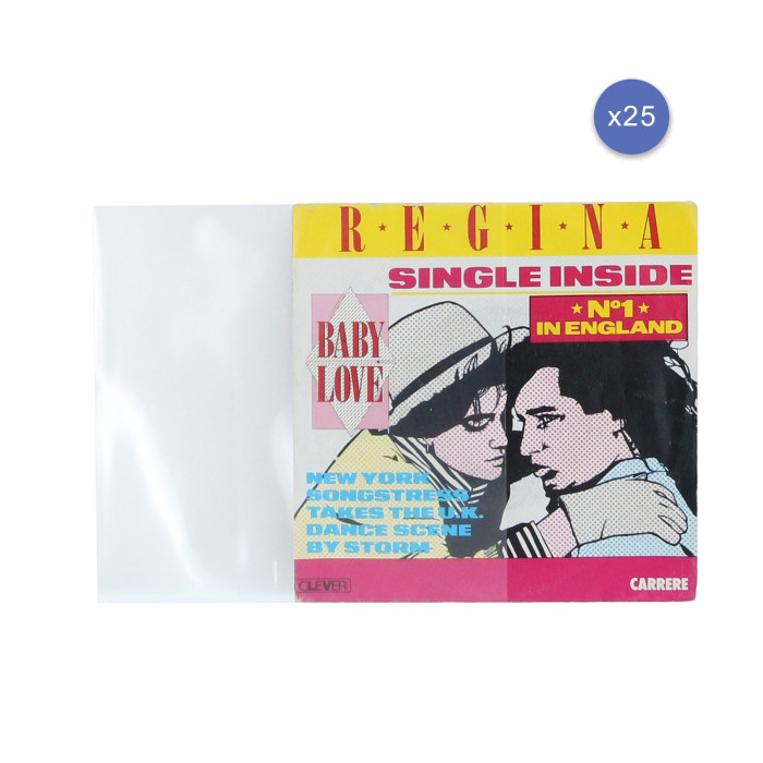 Protection Pochette Vinyle 45T 25PC