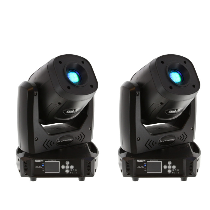 Pack 2 Lyre Spot 100W + Flight