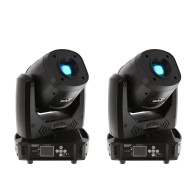 Pack 2 Lyre Spot 100W + Flight