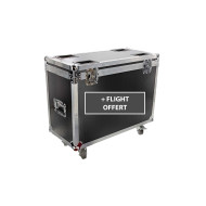 Pack 2 Lyre Spot 100W + Flight