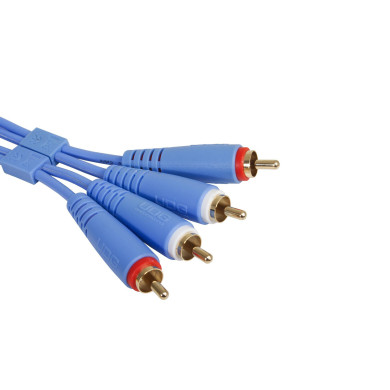 Cable UDG RCA-RCA Bleu Droit 3m