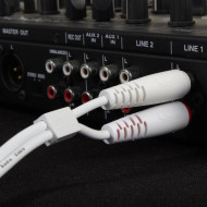 Cable UDG RCA-RCA Blanc Droit 3m