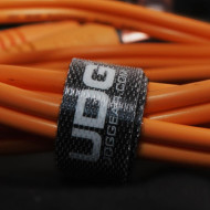 Cable UDG RCA Droit - RCA Coudé Orange 3m