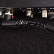 Cable UDG RCA Droit - RCA Coudé Noir 3m
