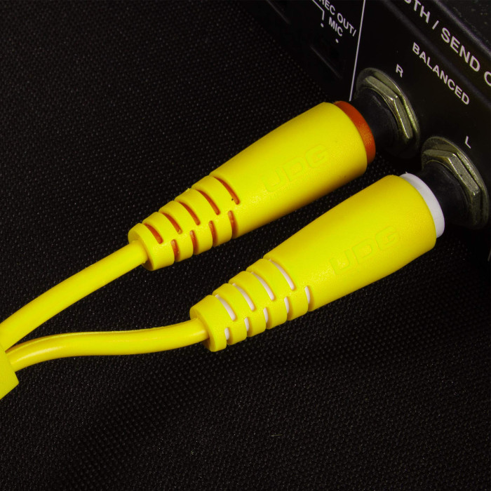 Cable UDG JACK-JACK Jaune Droit 3m