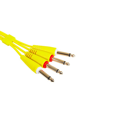 Cable UDG JACK-JACK Jaune Droit 1.5m