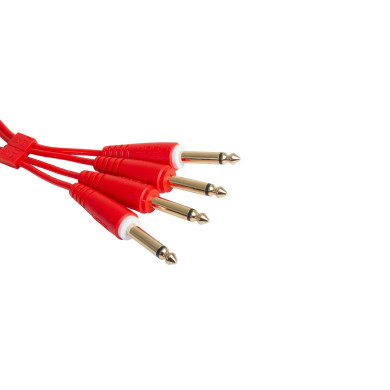 Cable UDG JACK-JACK Rouge Droit 1.5m