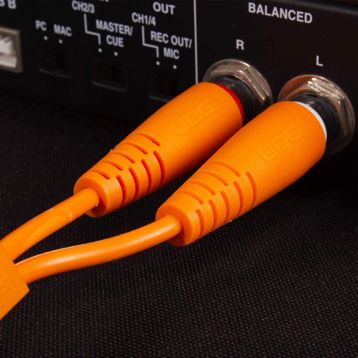 Cable UDG JACK-JACK Orange Droit 1.5m