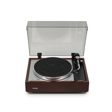 Platine Vinyle Entrainement Par Courroie - Finition Noyer
