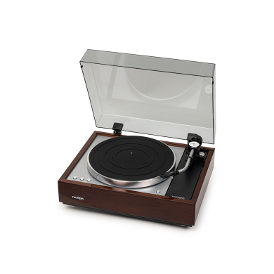 Platine Vinyle Entrainement Par Courroie - Finition Noyer