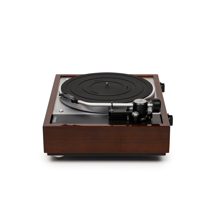 Platine Vinyle Entrainement Par Courroie - Finition Noyer