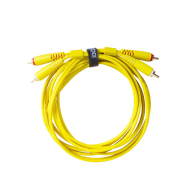 Cable UDG RCA-RCA Jaune Droit 3m