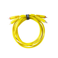Cable UDG RCA-RCA Jaune Droit 3m