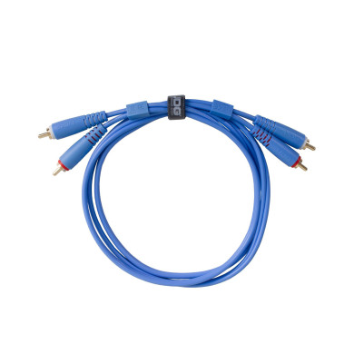 Cable UDG RCA-RCA Bleu Droit 3m