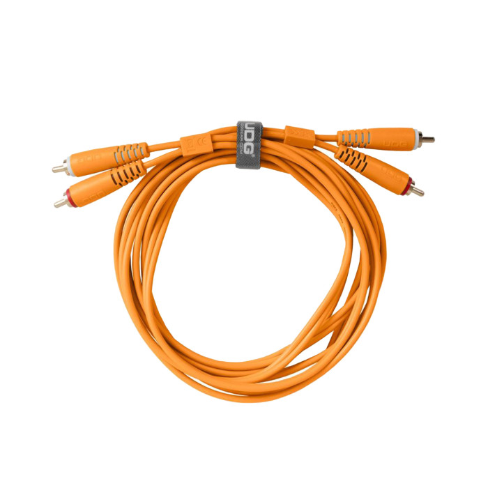 Cable UDG RCA-RCA Orange Droit 1.5m