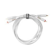 Cable UDG RCA-RCA Blanc Droit 1.5m
