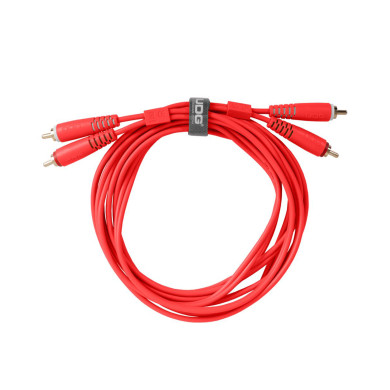 Cable UDG RCA-RCA Rouge Droit 1.5m
