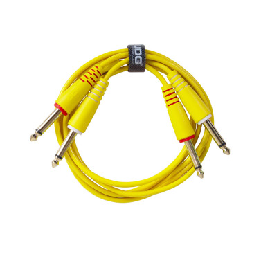 Cable UDG JACK-JACK Jaune Droit 3m