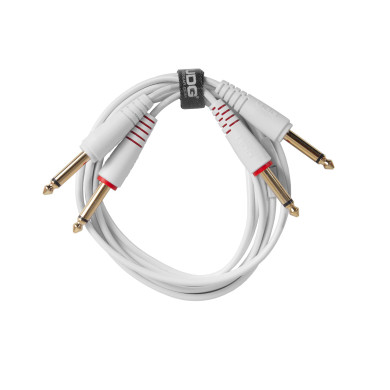 Cable UDG JACK-JACK Blanc Droit 3m