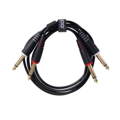 Cable UDG JACK-JACK Noir Droit 3m