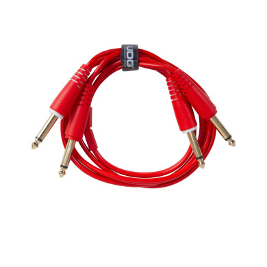Cable UDG JACK-JACK Rouge Droit 1.5m