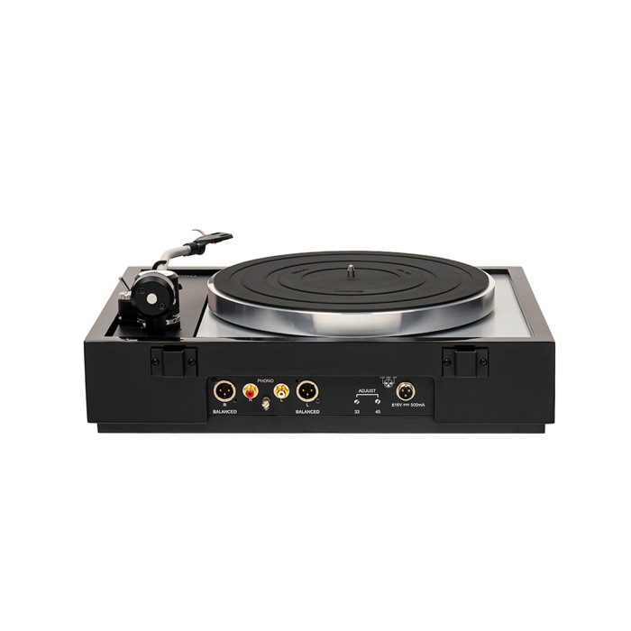 Platine Vinyle Entrainement Par Courroie - Finition Noir