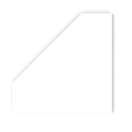 Modular Side Rack Adapter Finition Blanche