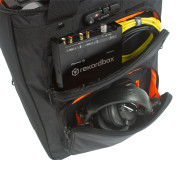Sac A Dos Noir Intérieur Orange
