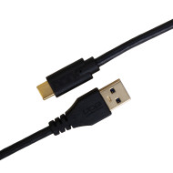 Cable UDG USB 3.0 C-A Noir Droit 1,5m