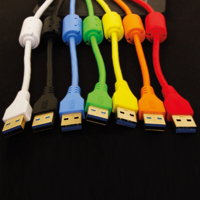 Cable UDG USB 3.0 C-A Noir Droit 1,5m