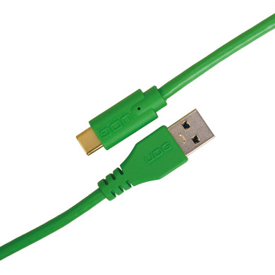 Cable UDG USB 3.0 C-A Vert Droit 1,5m